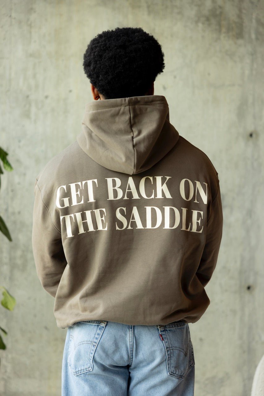 "GET BACK ON THE SADDLE" HOODIE - Stay Here